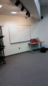 Room prior to setup (photo from author's collection)