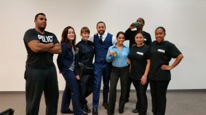 The cast (photo from author's collection)